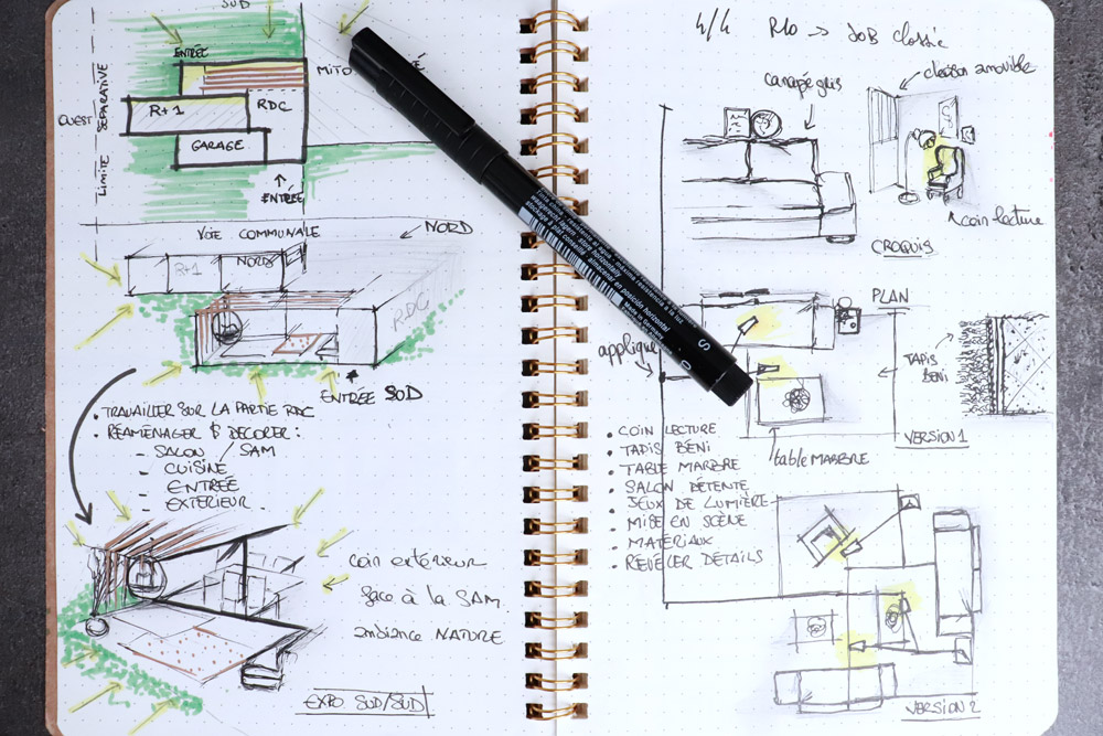 apprendre a dessiner dessin architecture intérieure perspective croquis