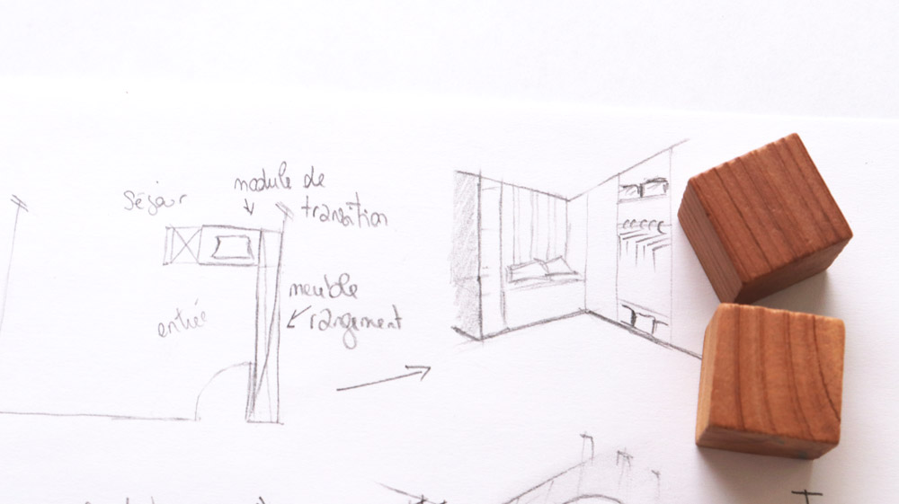 plan entrée appartement